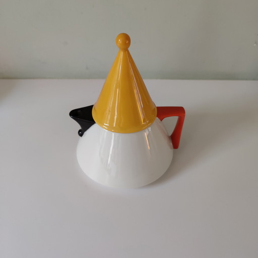 Teiera Kronester Bavaria Tea for One degli anni '80, postmoderna, Memphis