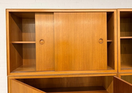 Image 1 of XXL vintage modulair wandmeubel