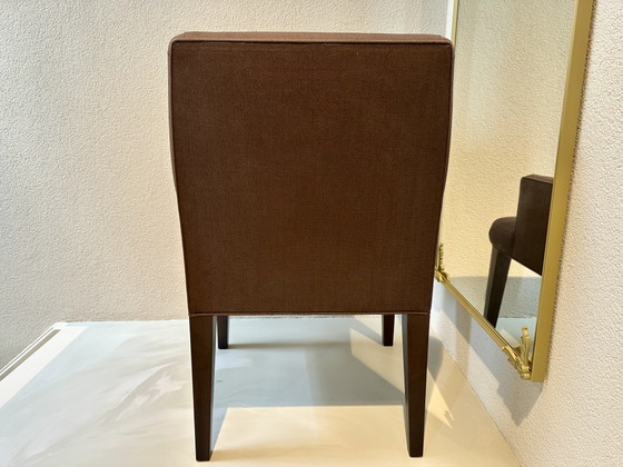 Promemoria ISOTTA Large Chairs By Romeo Sozzi 10 Pieces – Dining set, Wood, Textile (photo 5 of 11)