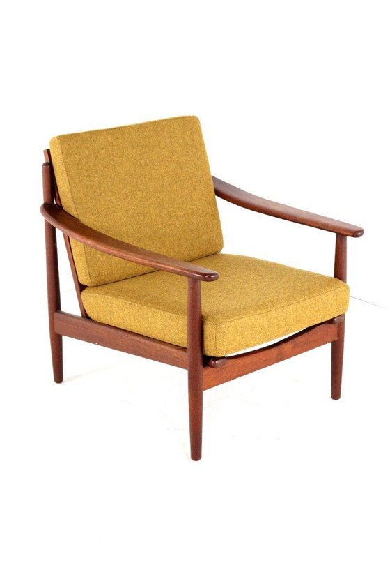 Image 1 of Vintage fauteuil  'Bamberg' nieuw gestoffeerd