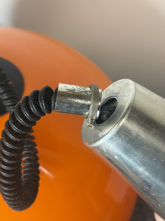 Image 1 of orangefarbene Pendelleuchte aus den 70ern