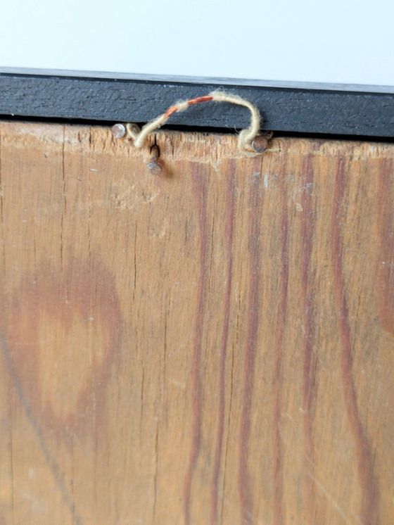 Image 1 of Pittura a olio d'epoca su tavola | Paesaggio invernale Scena di campagna | Incorniciato