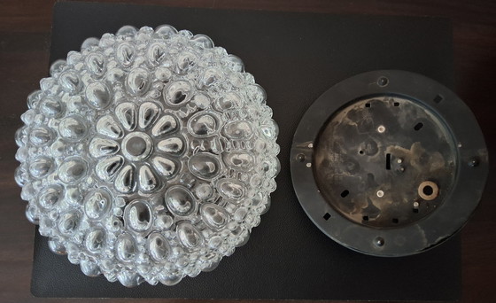 Image 1 of Plafonnier vintage conçu par Helena Tynell pour le fabricant allemand Glashütte Limburg, vers 60/70