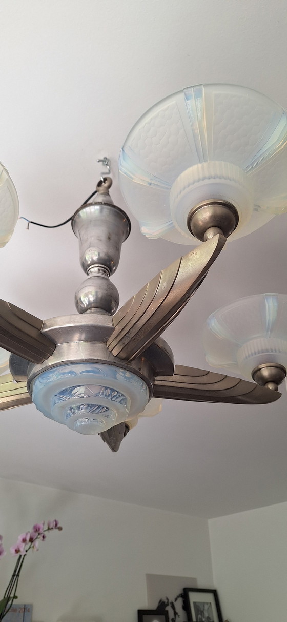 Image 1 of Art deco kroonluchter hanglamp 1920