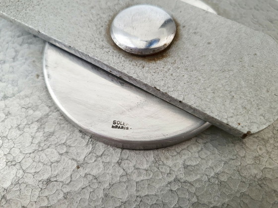 Image 1 of AUTHENTIQUE LAMPE INDUSTRIELLE D'ATELIER TELESCOPIQUE SOLR SOLERE 1950 VINTAGE