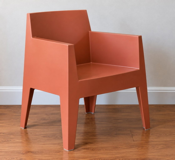 Set di 6 Sedie Driade TOY – Philippe Starck – Terracotta – Sedie da pranzo, Plastic (photo 5 of 5)