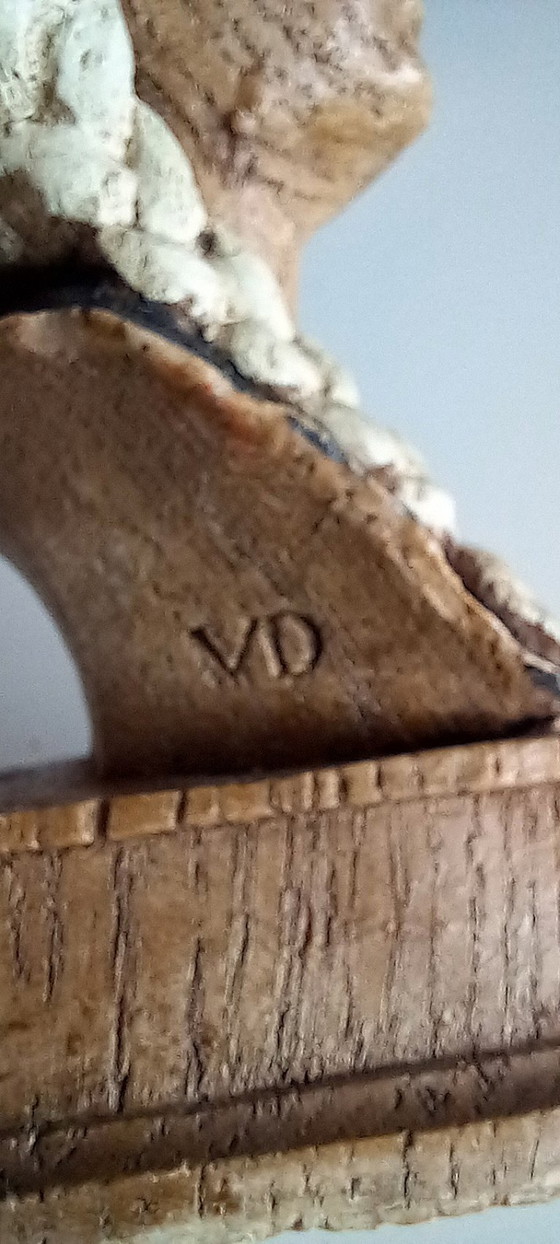 Image 1 of Tijl en Nele Uilenspiegel – Boekensteunen (2) – Arbopanda – Made in Belgium – ca. 1960–1970