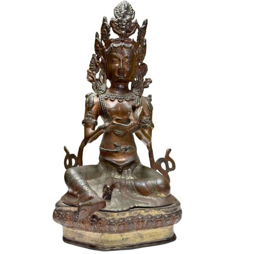 Antike Bronze Tara in Kataka Mudrā – Himalaya