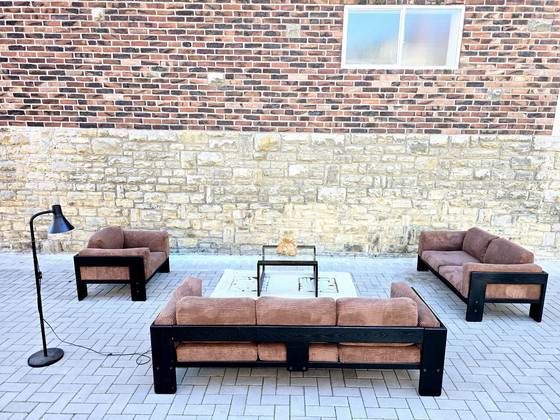 Image 1 of Gavina Knoll International Bastiano Afra Tobia Scarpa 60s Set Sitzgruppe Garnitur Bänke Sofa Sessel Mid Century Vintage 