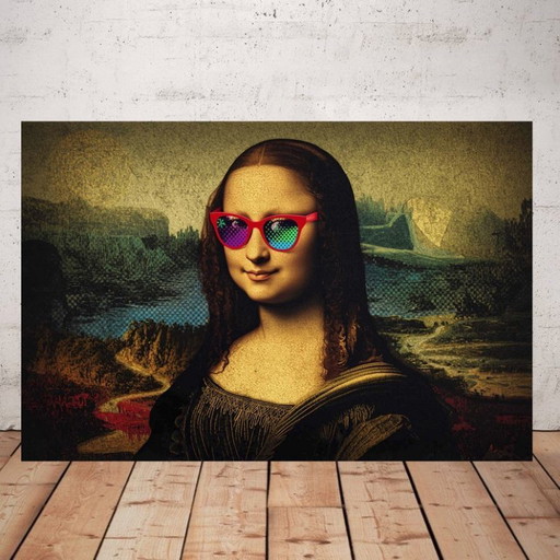 Photo imprimée sur plexiglass / La Joconde / Leonard De Vinci / Edition limitée / pop art