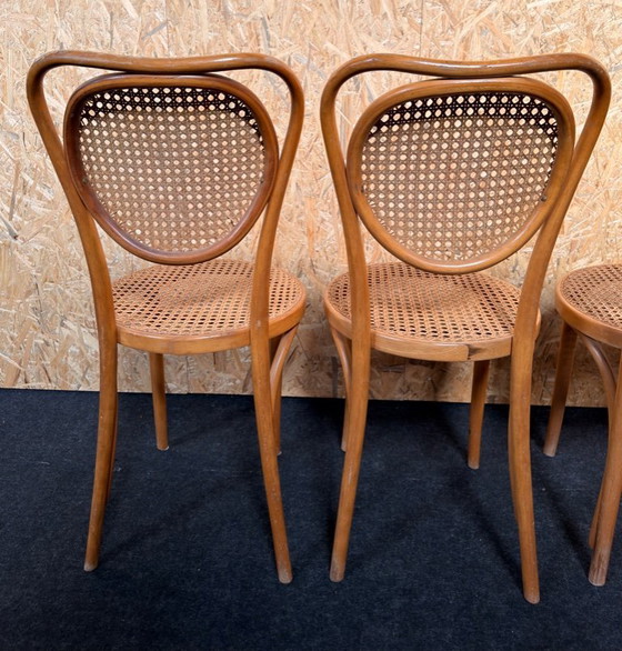 Image 1 of Thonet’ ZMP Radomsko Gebogen Houten Stoelen