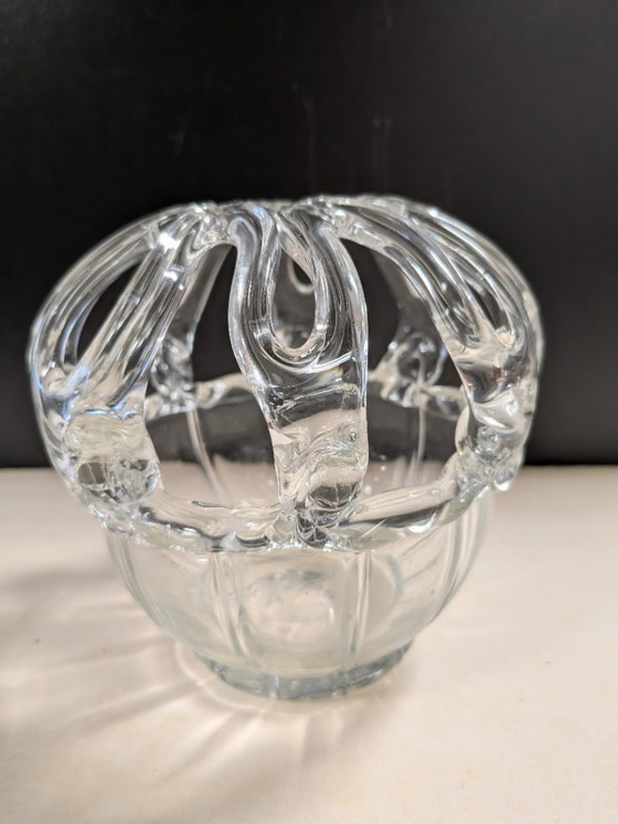 Image 1 of Antique hand-blown flower vase, flower holder, bridal crown - 1890
