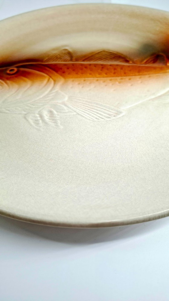 Set van 6 visborden – Saint-Amand aardewerk, vintage jaren 50-60 – saint arnand, Servies, Ceramic (photo 16 of 18)