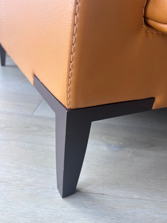 Poltrona color cognac – Poltrone, Pelle, Legno (photo 6 of 6)