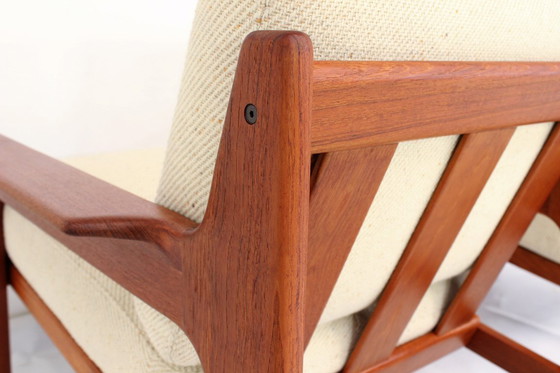 Image 1 of come nuova, 2x Arne Wahl Iversen f. Komfort, poltrona danese in teak della metà del secolo scorso, poltrona vintage, rivestiment