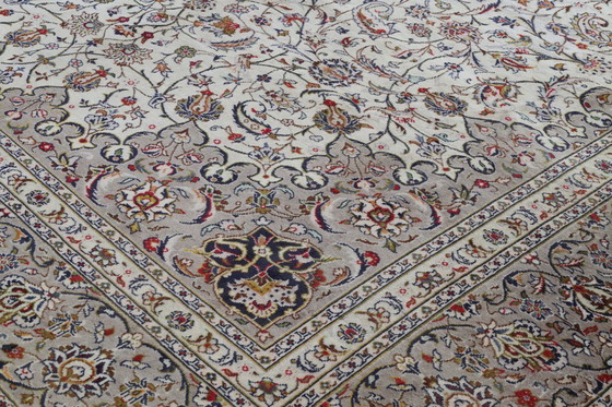 Image 1 of Tappeto persiano Kashan 4,02 x 3,00 Tappeto orientale pregiato n. 24637