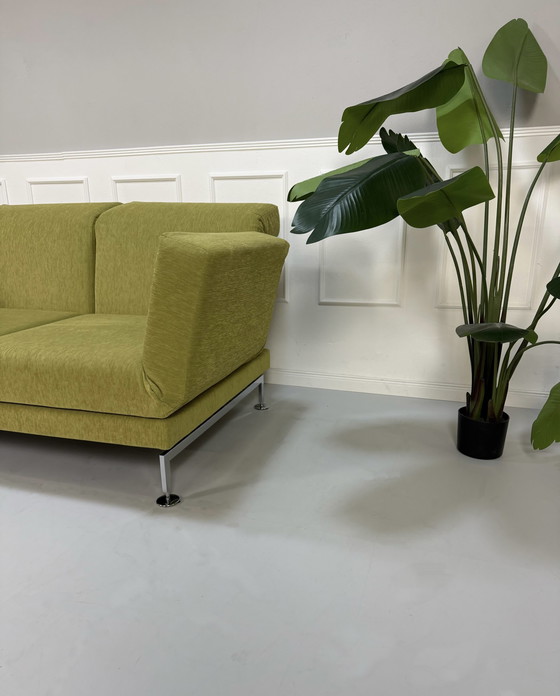Image 1 of Sofá Brühl Moule Sofá cama verde Tejido de diseño