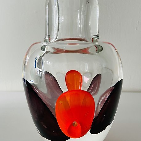 Vase Princ Glass Art H. 22. 3,4 kilos !