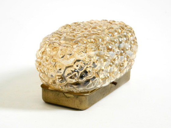 Image 1 of Beautiful original Mid Century Modern glass bubble wall lamp