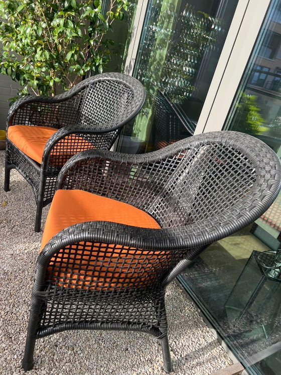 Image 1 of Conjunto de jardín Borek con 6 sillas y mesa con tablero de granito.