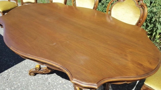 Image 1 of Comedor barroco con 6 sillas