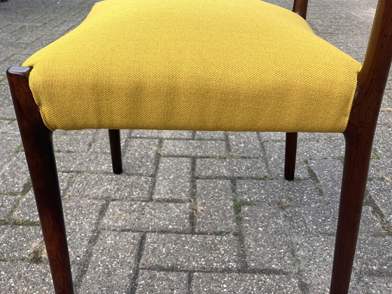 Image 1 of Rosewood chairs newly upholstered Mid Century Vintage