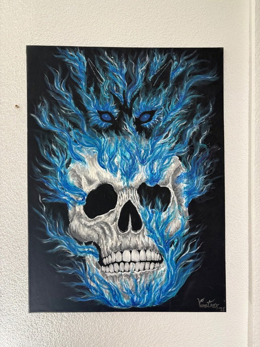 Respiration encore – schilderijen tekeningen, Canvas