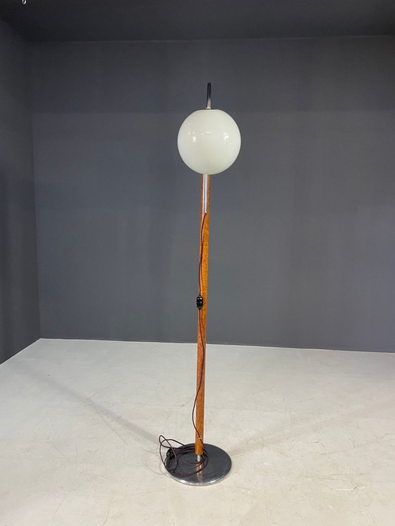 Image 1 of Halabala vloerlamp, Tsjecho-Slowakije, jaren 1930 - Volledig functioneel