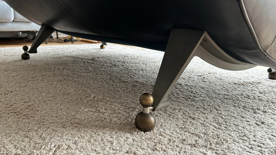 Image 1 of Montis Canyon Gerard van den Berg Chaise Longue – Gijs Papavoine (Black Leather)