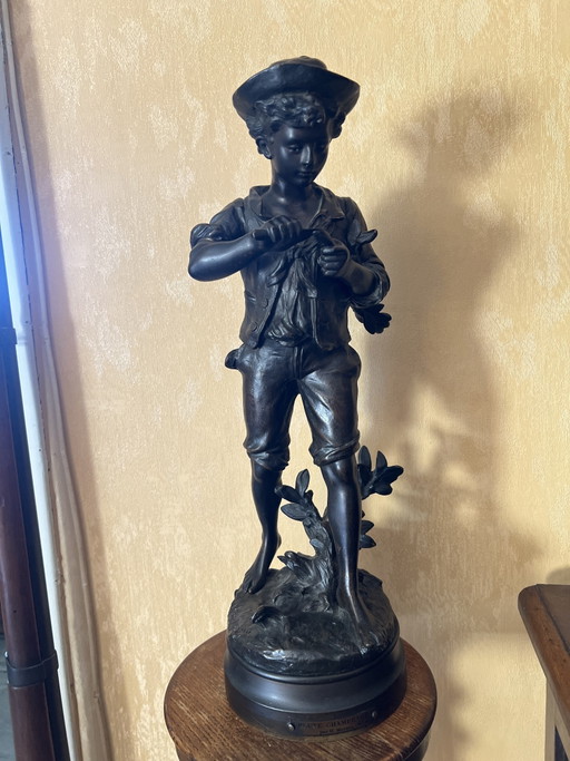 Sculpture bronze Hippolyte Moreau