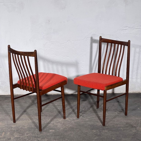 Set van 4 Tatra Nabytok eetkamerstoelen, jaren 60 – Tatra Nábytok, Textile (photo 7 of 14)