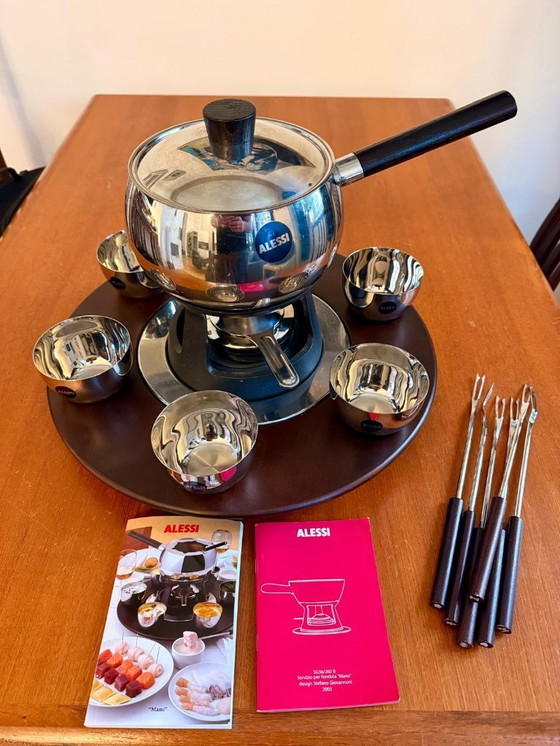 Image 1 of Alessi Mami - Complete fondue set for meat and cheese fondue