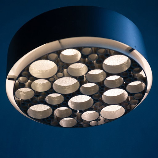 Raak Alliance P-1473 Gray Space Age Ceiling Lamp