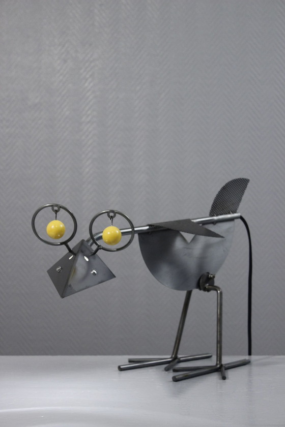 Image 1 of Yvan Pestalozzi "Lozzi" - Lampada Raven Serie Birdie 1992 Ed. Lacri Italia 1995