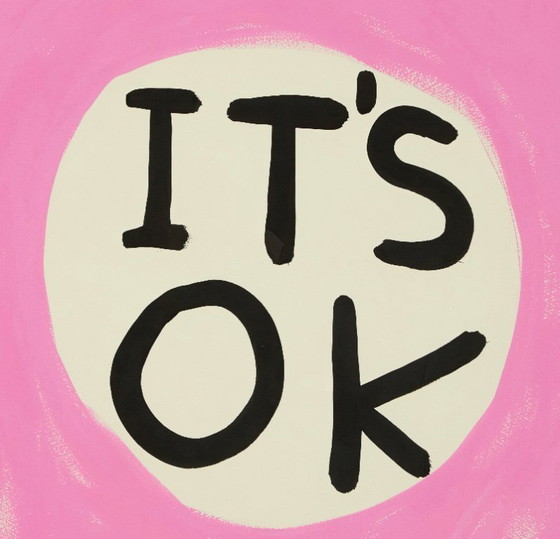 Image 1 of Está bien - David Shrigley - Póster 50 × 70 cm