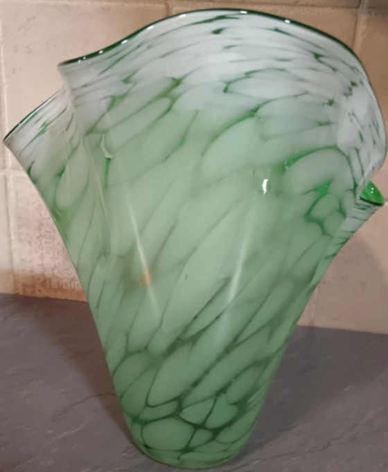 Murano Vintage Zakdoekvaas – Vazen, Murano Glass (photo 4 of 5)