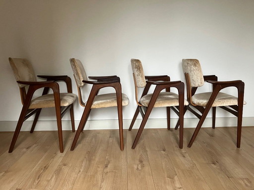 4 chaises Pastoe FT 14 conçues par Cees Braakman