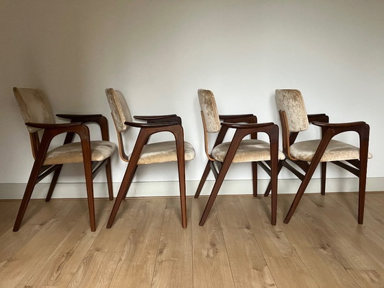 Image 1 of 4 chaises Pastoe FT 14 conçues par Cees Braakman