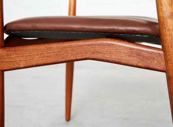 Image 1 of Sedia da capitano vintage in teak di Erik Buch per Ørum Møbler