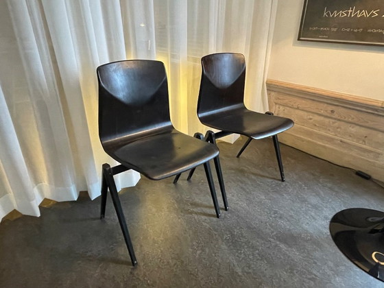 Image 1 of Pagholz S22 stacking chairs – Galvanitas (6 pieces)
