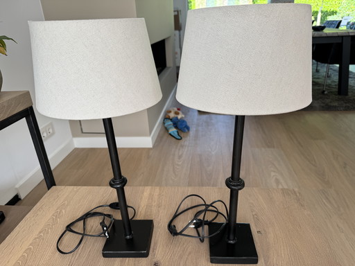 2 Authentic Table Lamps Like New Together For €39