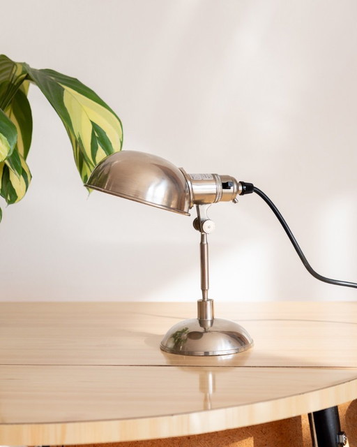 Habitat Tommy Schreibtischlampe – Vintage 1990er Jahre, poliertes Chrommetall