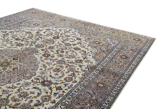 Image 1 of Tappeto persiano Kashan firmato 4,05 x 2,88 Tappeto orientale pregiato n. 24642