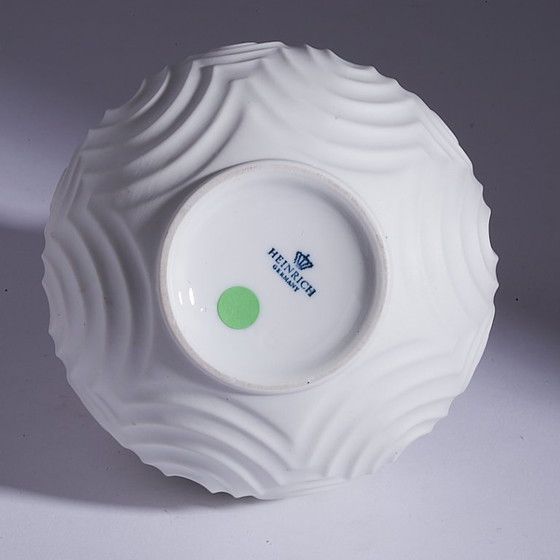 Image 1 of Vintage vase by Heinrich Porzellan OP Art, 1970s