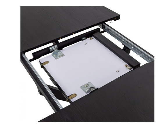 Image 1 of Mesa de comedor extensible WOOOD Arros negra