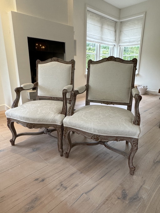 Set Moderne Louis Xvi Fauteuiltjes