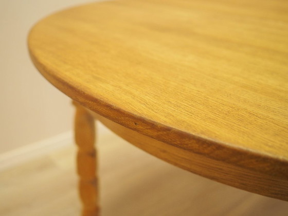Image 1 of Round oak table, Danish design, 1960s, designer: Henning Kjærnulf