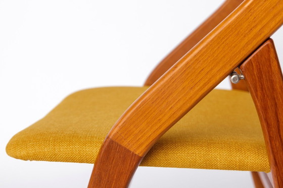 Image 1 of Chaise pliante vintage par Dyrlund, Danemark, 1960 Le prix est par chaise - 2 disponibles.  Une chaise pliante classique du Mid 