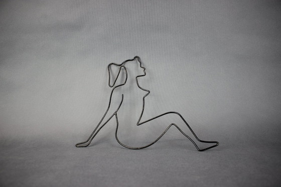 Image 1 of Set of 2 Woman Wall Decorations, 1950s