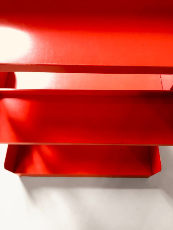 Image 1 of Libreria "Congresso" di Lips Vago, rosso segnale, 1968